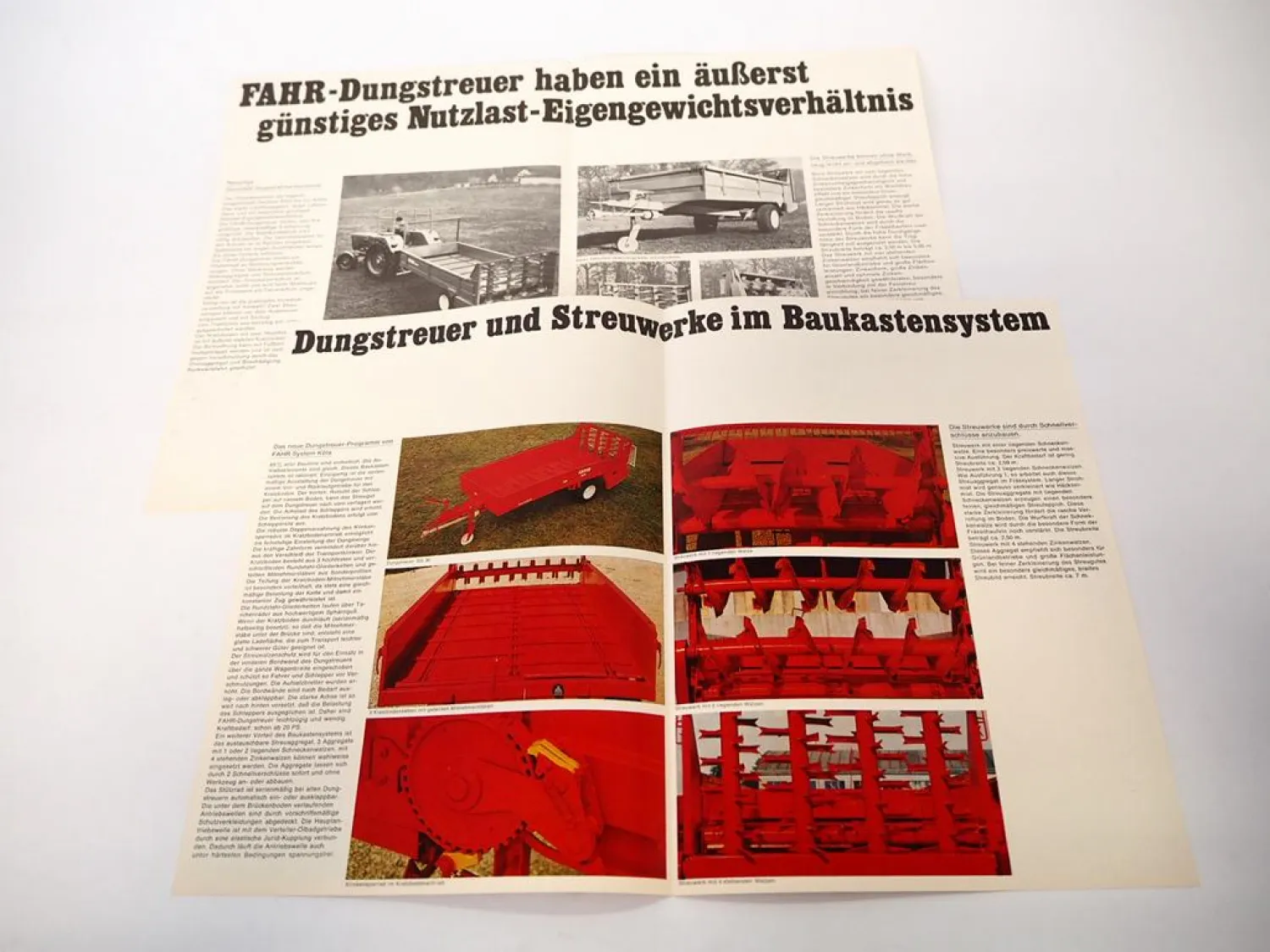 2x Original Prospekt Fahr Dungstreuer & Streuwerke Landtechnik