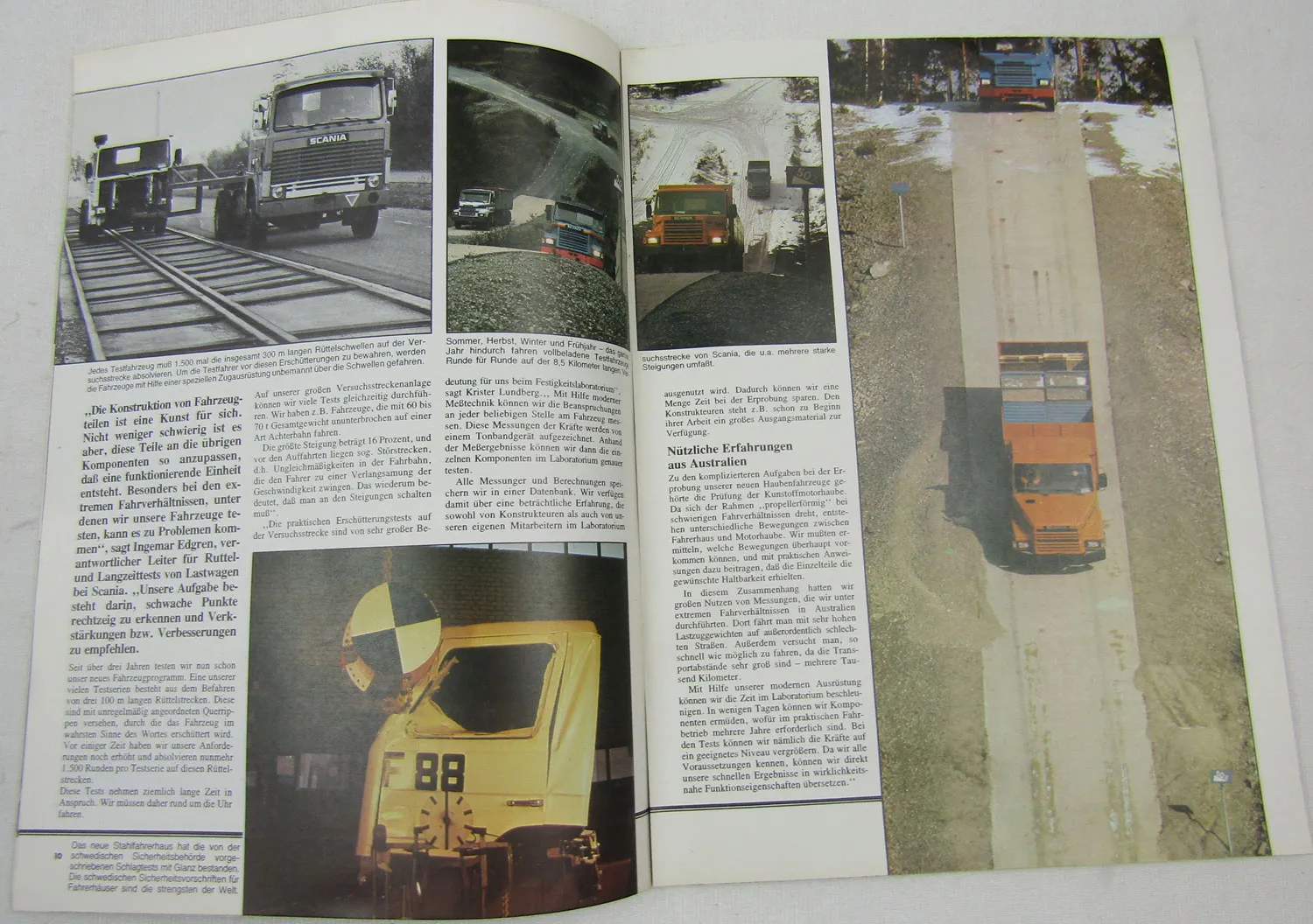 2x Zeitschrift SCANIA worldwide G P R T Modelle und Industriemotoren 1981