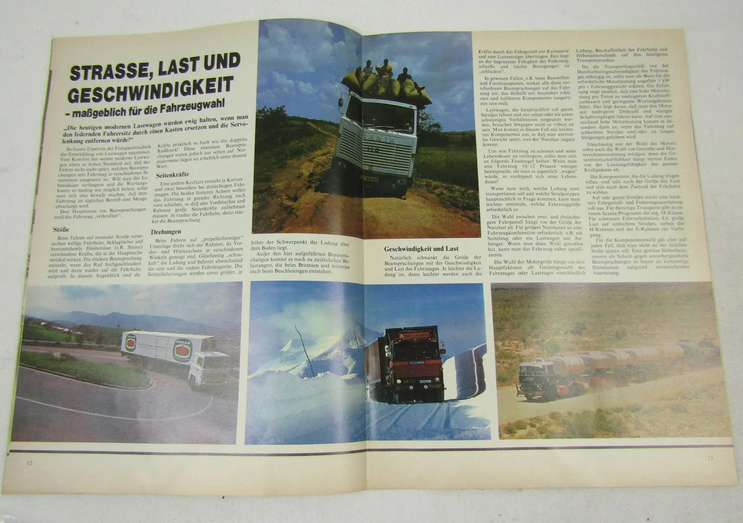 2x Zeitschrift SCANIA worldwide G P R T Modelle und Industriemotoren 1981
