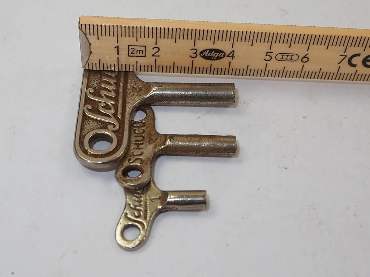 3 Stück Aufziehschlüssel Blechspielzeug Original Schuco Grösse Nr. 1 2 3