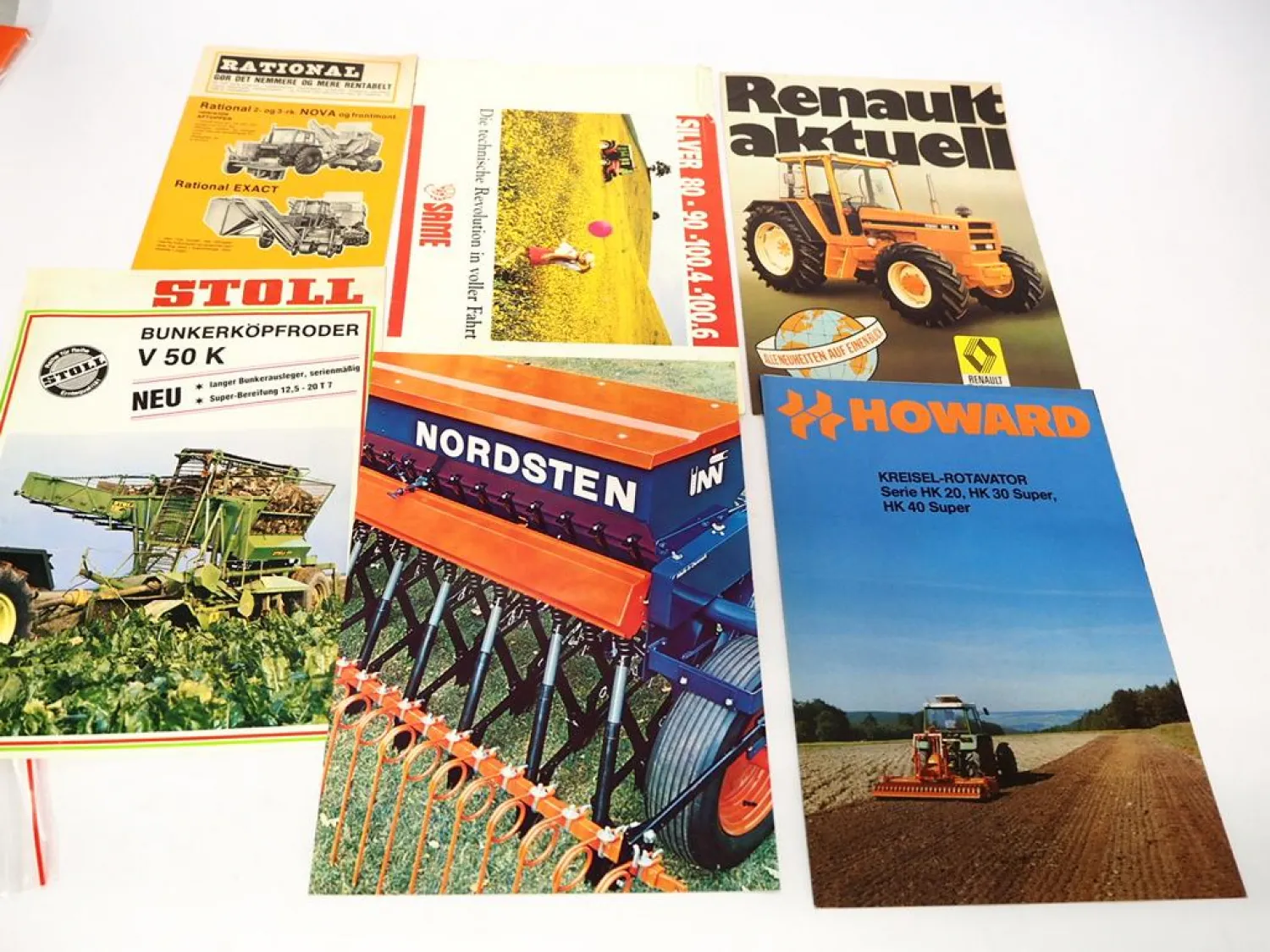 30x Original Prospekt Landtechnik 1960er bis 1990er Jahre