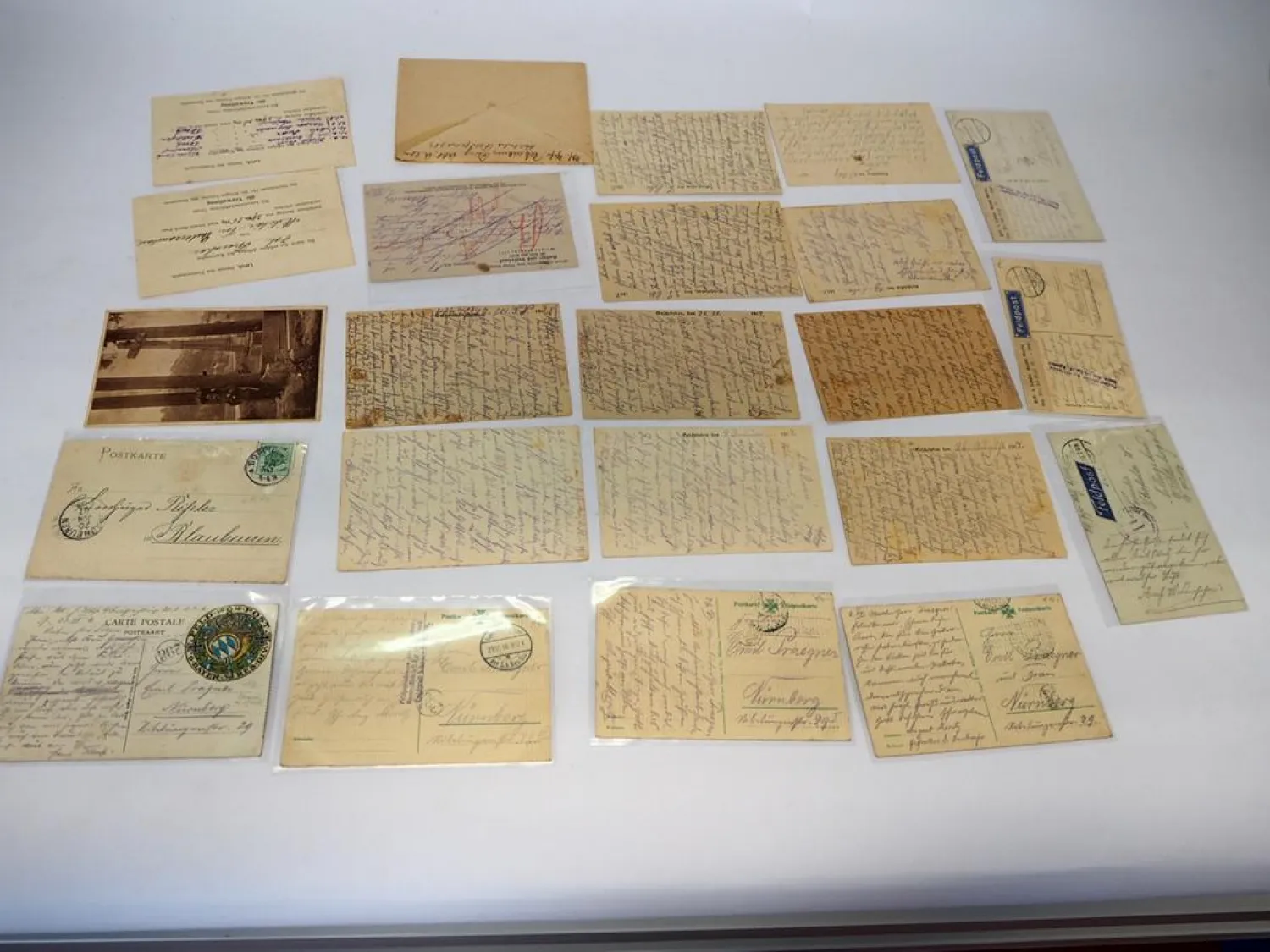 37 Stück Feldpost Briefe Karten 1. Weltkrieg WK1 meist Frankreich