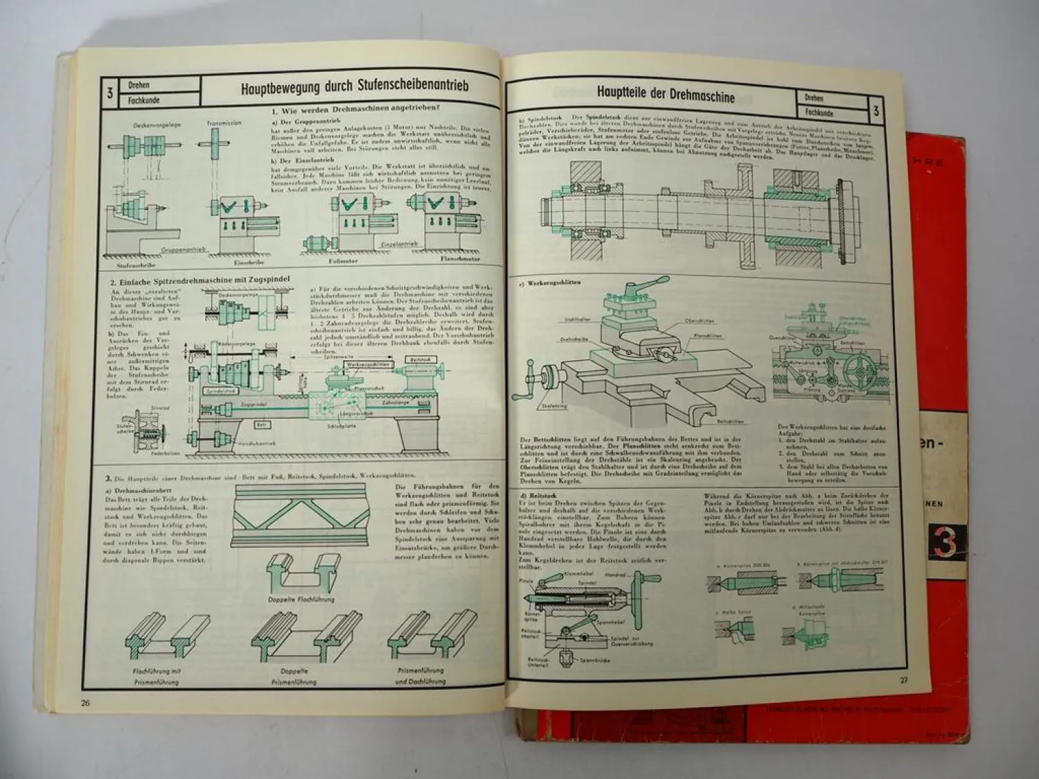 3x Metallwerkerlehre Bd. 1 bis 3 1967 Lehrbuch Karl Heintges