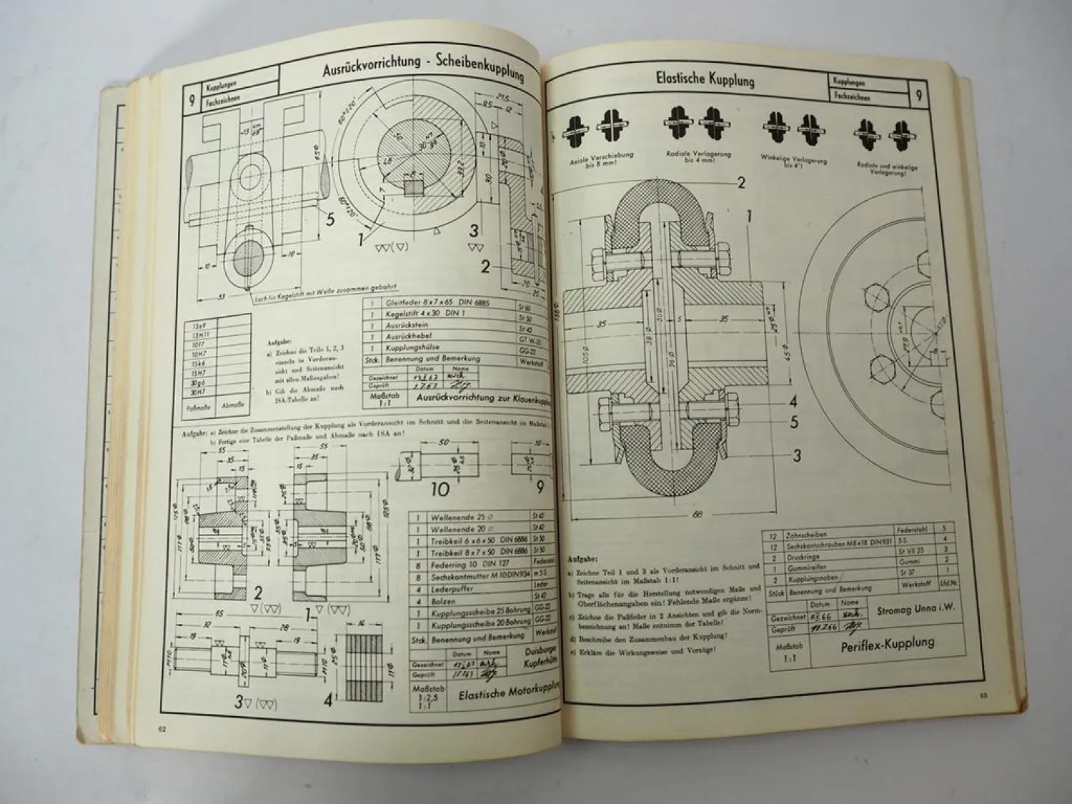 3x Metallwerkerlehre Bd. 1 bis 3 1967 Lehrbuch Karl Heintges