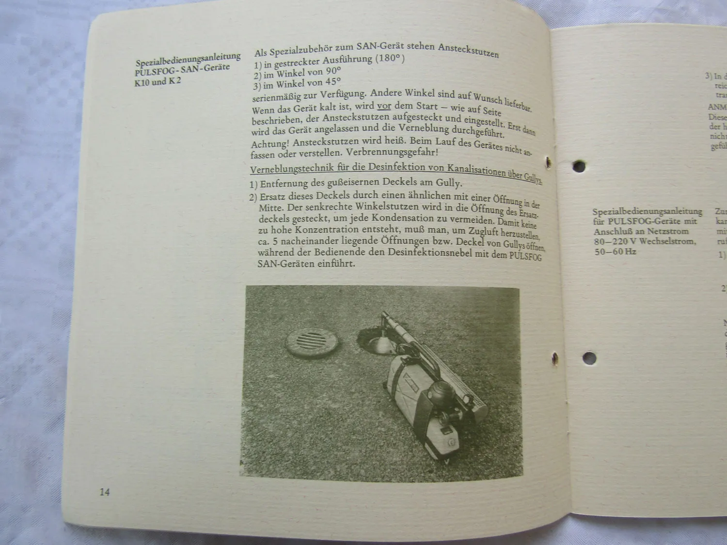 3x pulsFOG Ratgeber Bedienung Wartung Ersatzteilliste für Nebelgeneratoren