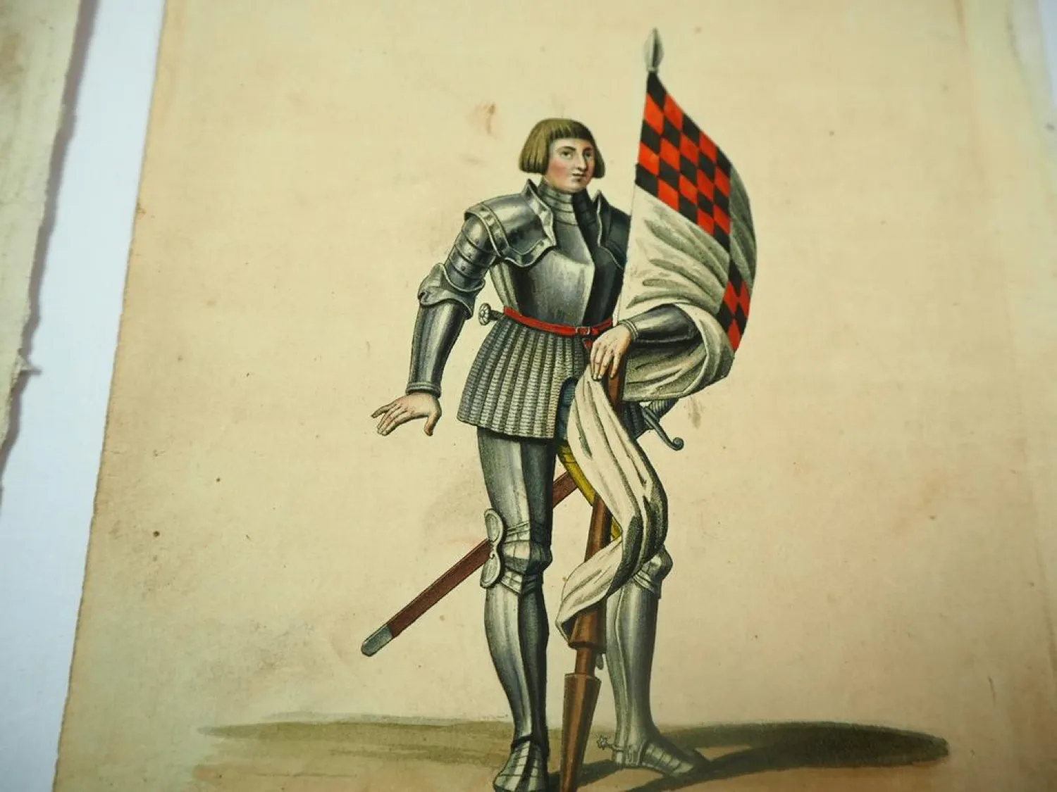 3x wohl Stahlstich Herder Freiburg Ortenberg Volkstrachten Markgraf Baden 1860