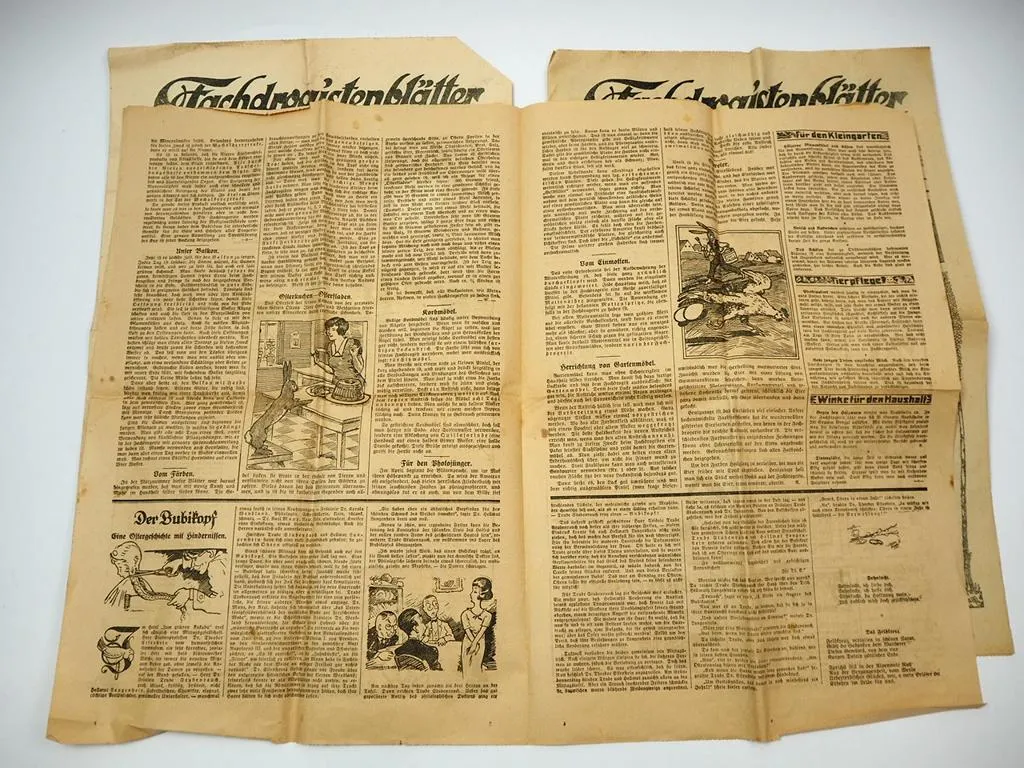 3x Zeitung Fachdrogistenblätter 1925/26 Germania Drogerie Georg Hammen Idar