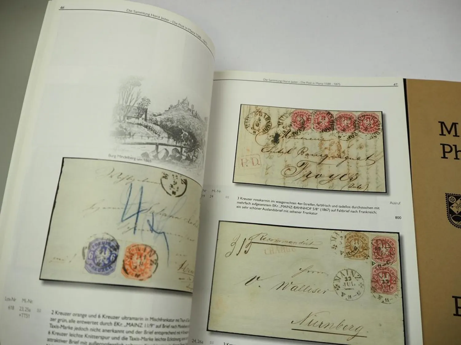 4 Hefte Postgeschichte Philatelie Mainz Privatpost Bahnpost Inflation