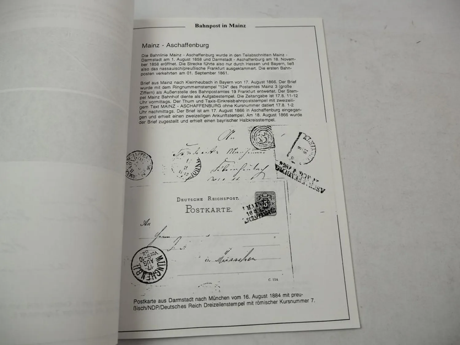 4 Hefte Postgeschichte Philatelie Mainz Privatpost Bahnpost Inflation