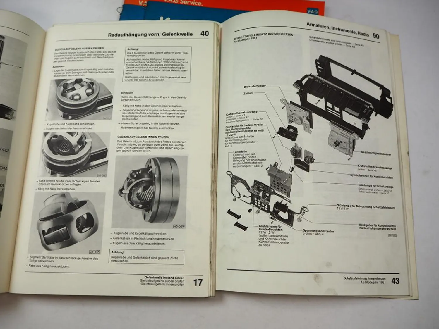 4 Reparaturleitfaden Audi 80 Coupe B2 Elektrische Anlage Fahrwerk Karosserie ab 1980