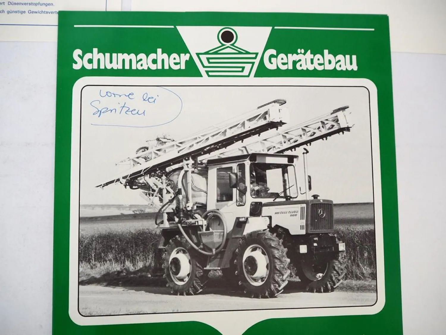 4x Orig. Prospekt Preisliste Schumacher Anbaugeräte für Unimog MBtrac 1970/80er