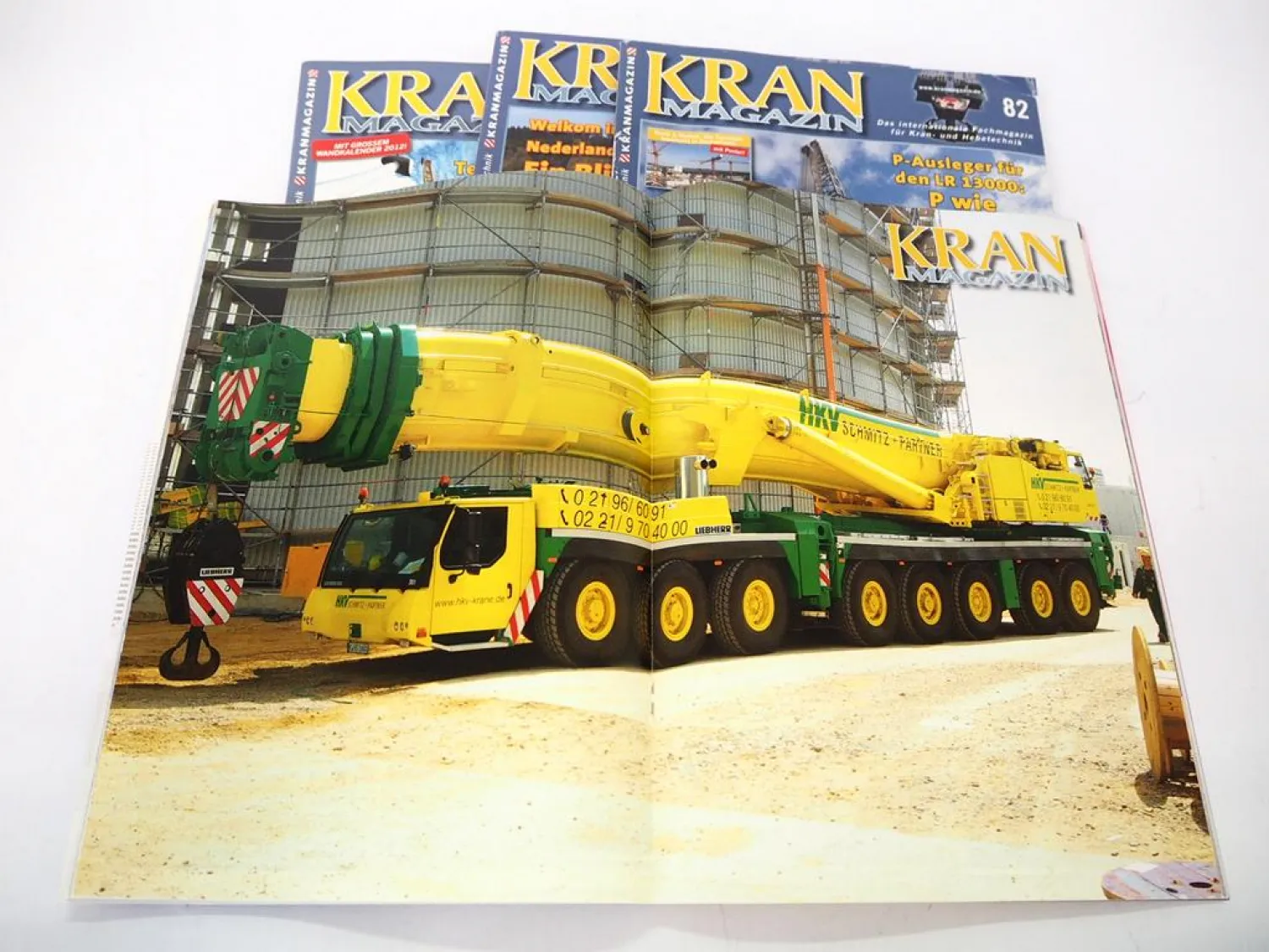4x Orig. Zeitschrift Kranmagazin Fachmagazin für Kran- und Hebetechnik 2011/12