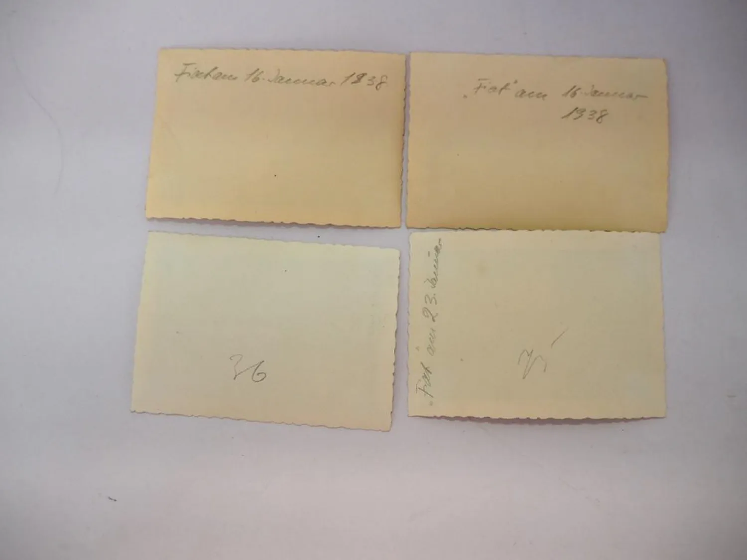 4x Original Foto Fiat Cabriolet 1938