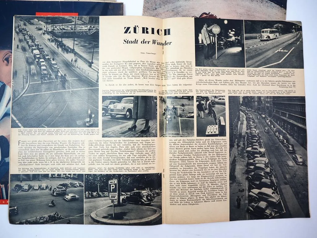 4x Zeitschrift Auto Motor und Sport Jahrgang 1952 für PKW und Motorrad