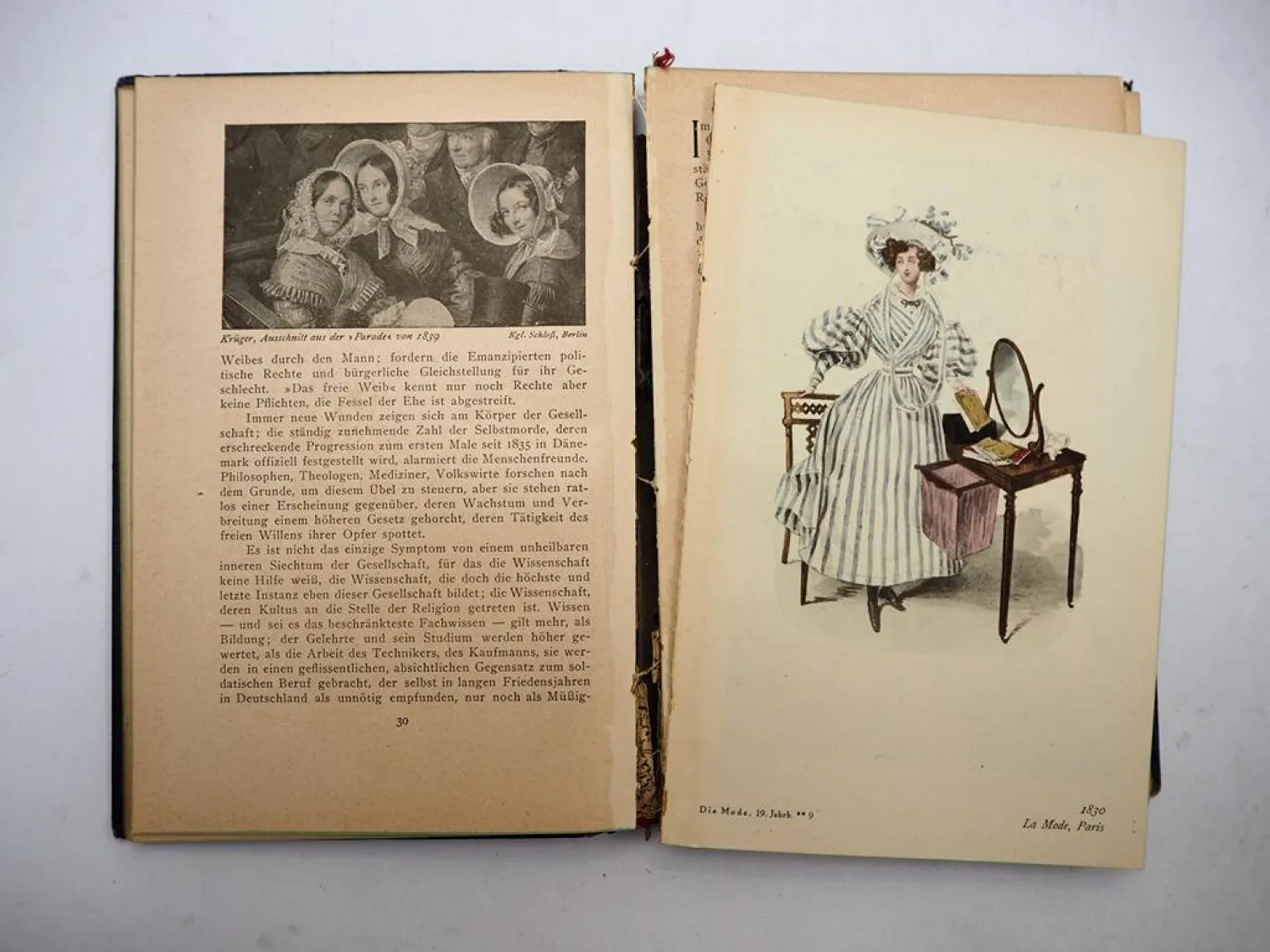5 Bücher der Reihe Die Mode im 17. / 19. Jahrhundert Ausgabe 1905 bis 1919