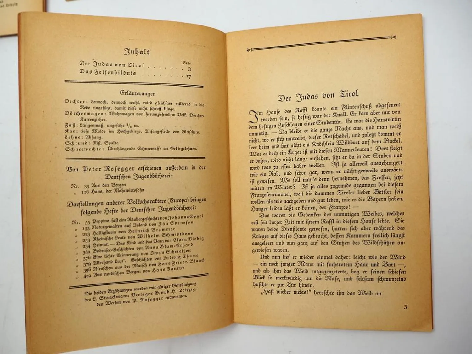 5x Heft Deutsche Jugendbücherei 1920er Jahre Hermann Hillger Verlag