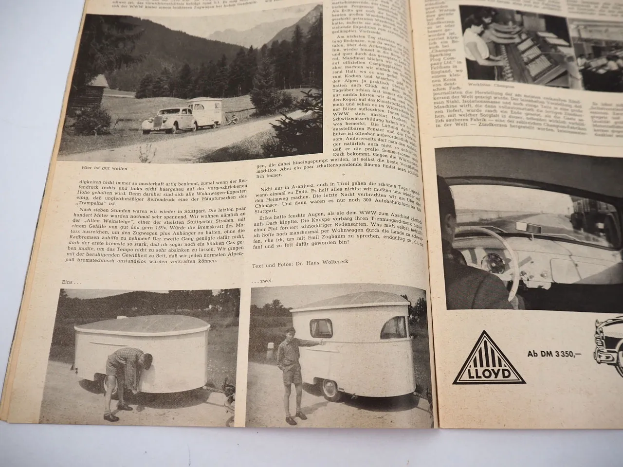 5x Motor + Fahrer Zeitschrift DMV Wohnwagen Horex Zündapp KS601 BMW 501B