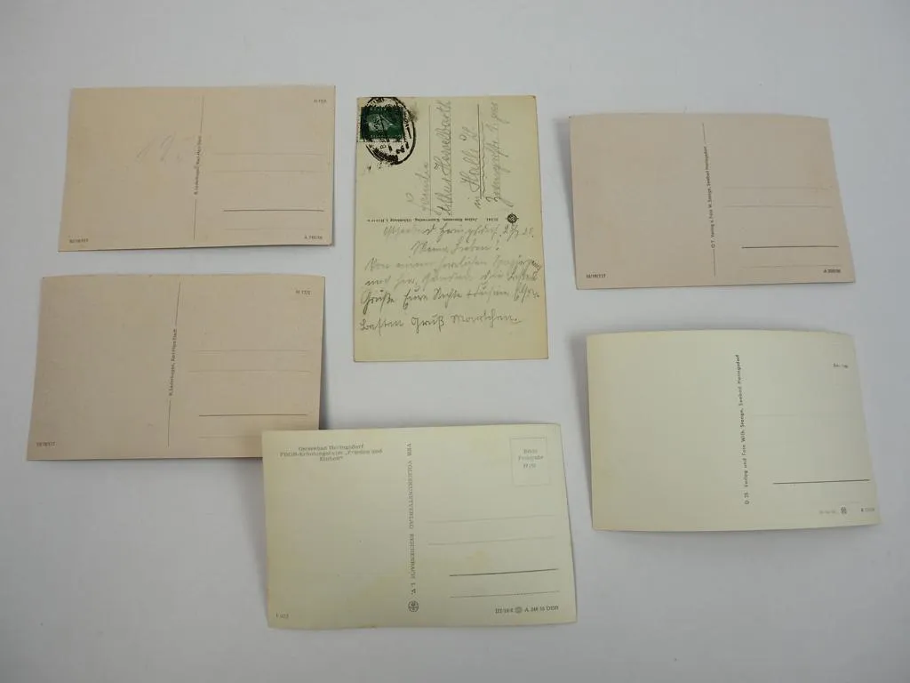 6 Foto AK Heringsdorf Ostsee Hotel FDGB Heim 1930 - 1955 Mecklenburg-Vorpommern