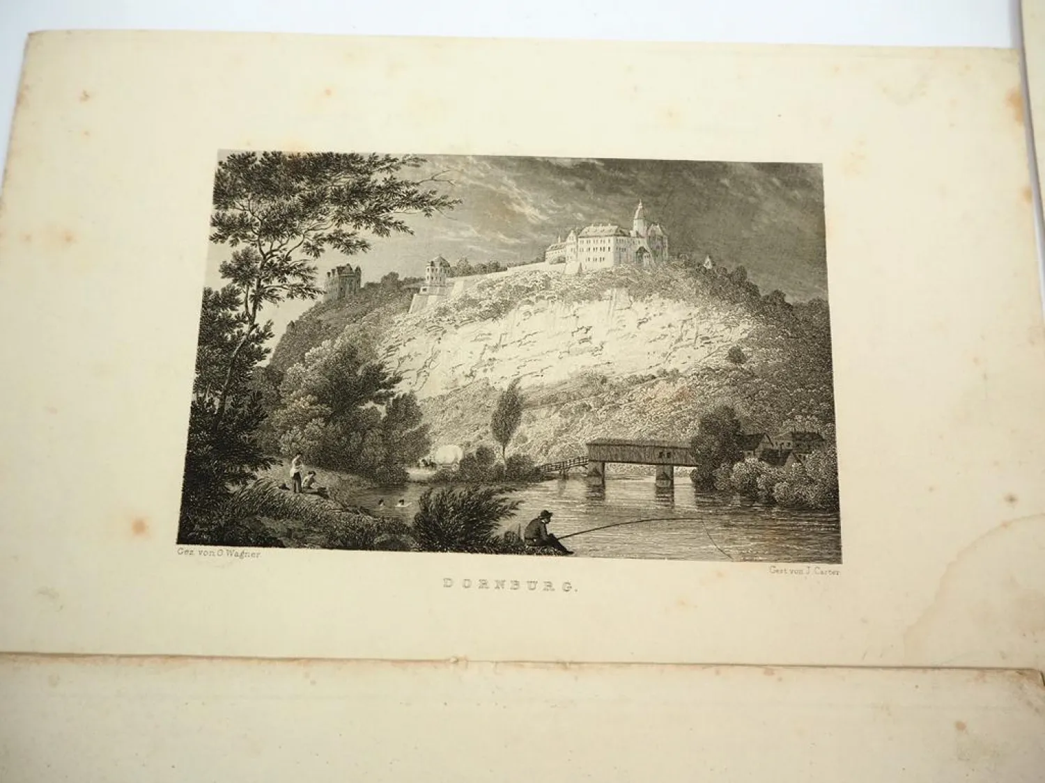 6x Stich o. Lithografie Thüringen Meiningen Schleusingen Arnstadt Wagner 1850