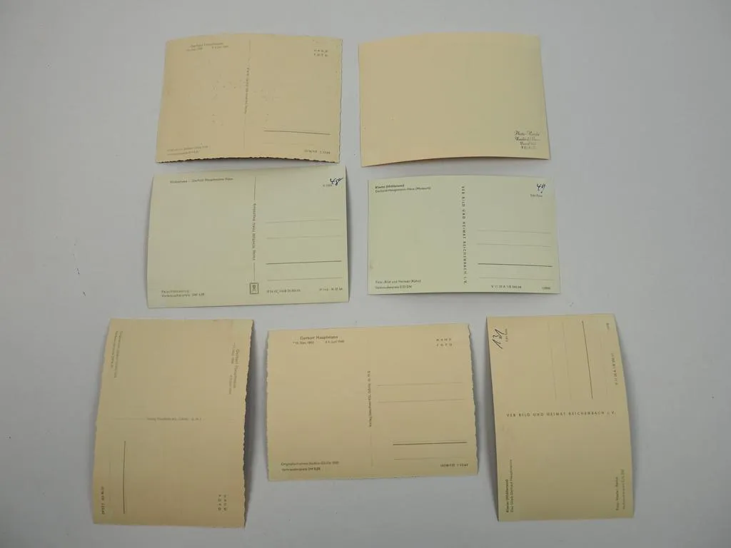 7 Foto AK Gerhart Hauptmann Museum Insel Hiddensee Kloster 1960er Jahre