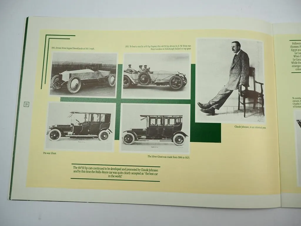 75 Years Rolls Royce A Commemorative Album Prospekt Brochure 1979 Englisch