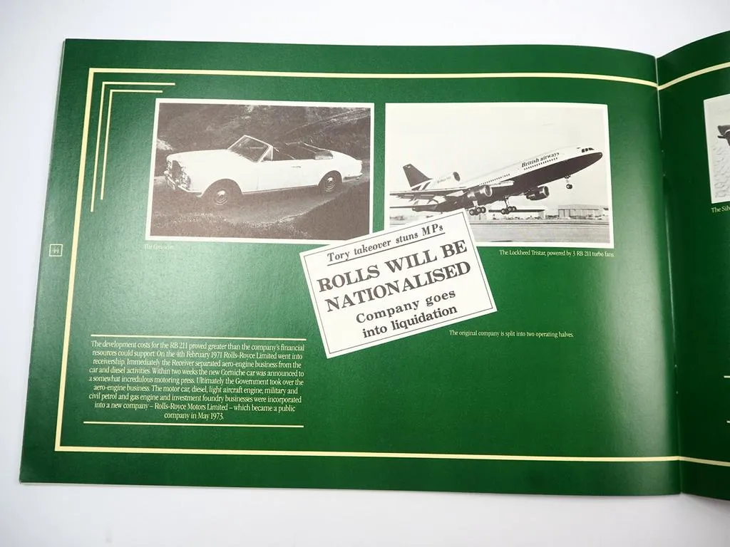 75 Years Rolls Royce A Commemorative Album Prospekt Brochure 1979 Englisch