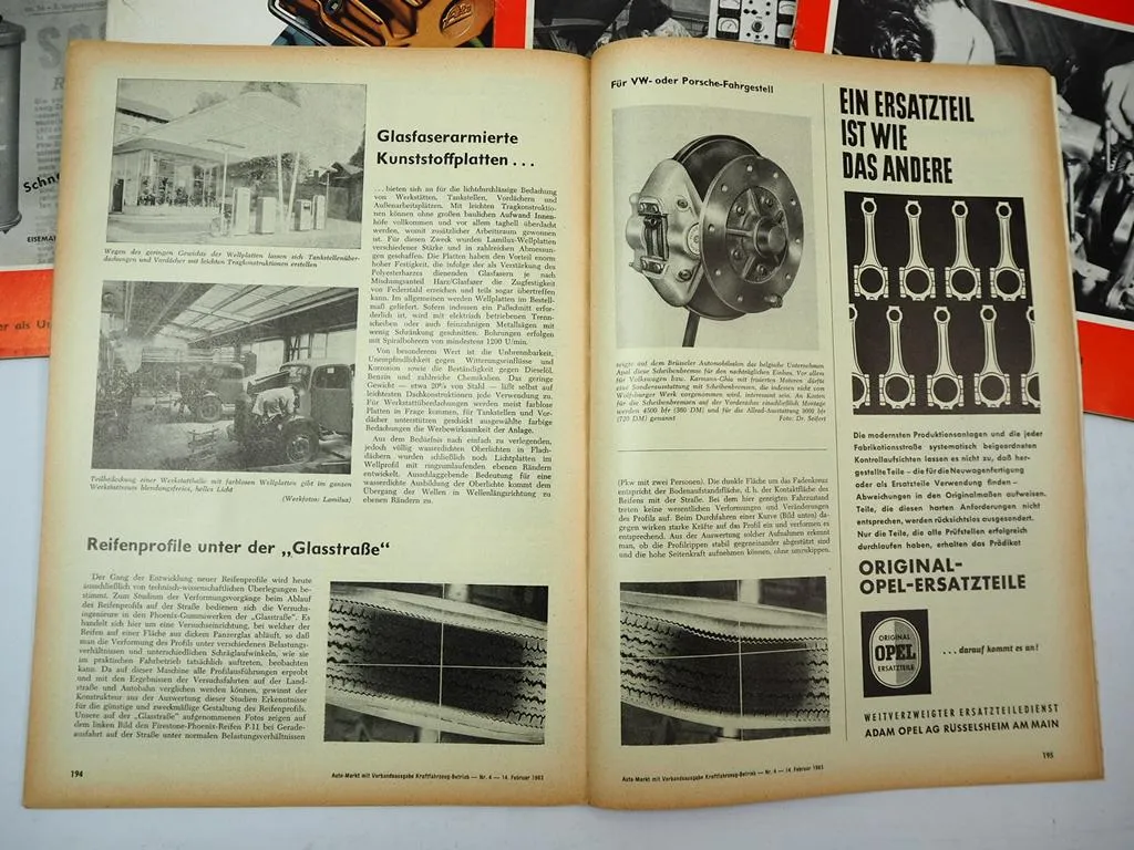 7x Zeitschrift Auto-Markt Jahrgang 1963 für PKW LKW Motorrad