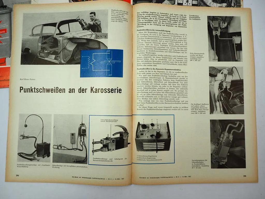 7x Zeitschrift Auto-Markt Jahrgang 1963 für PKW LKW Motorrad