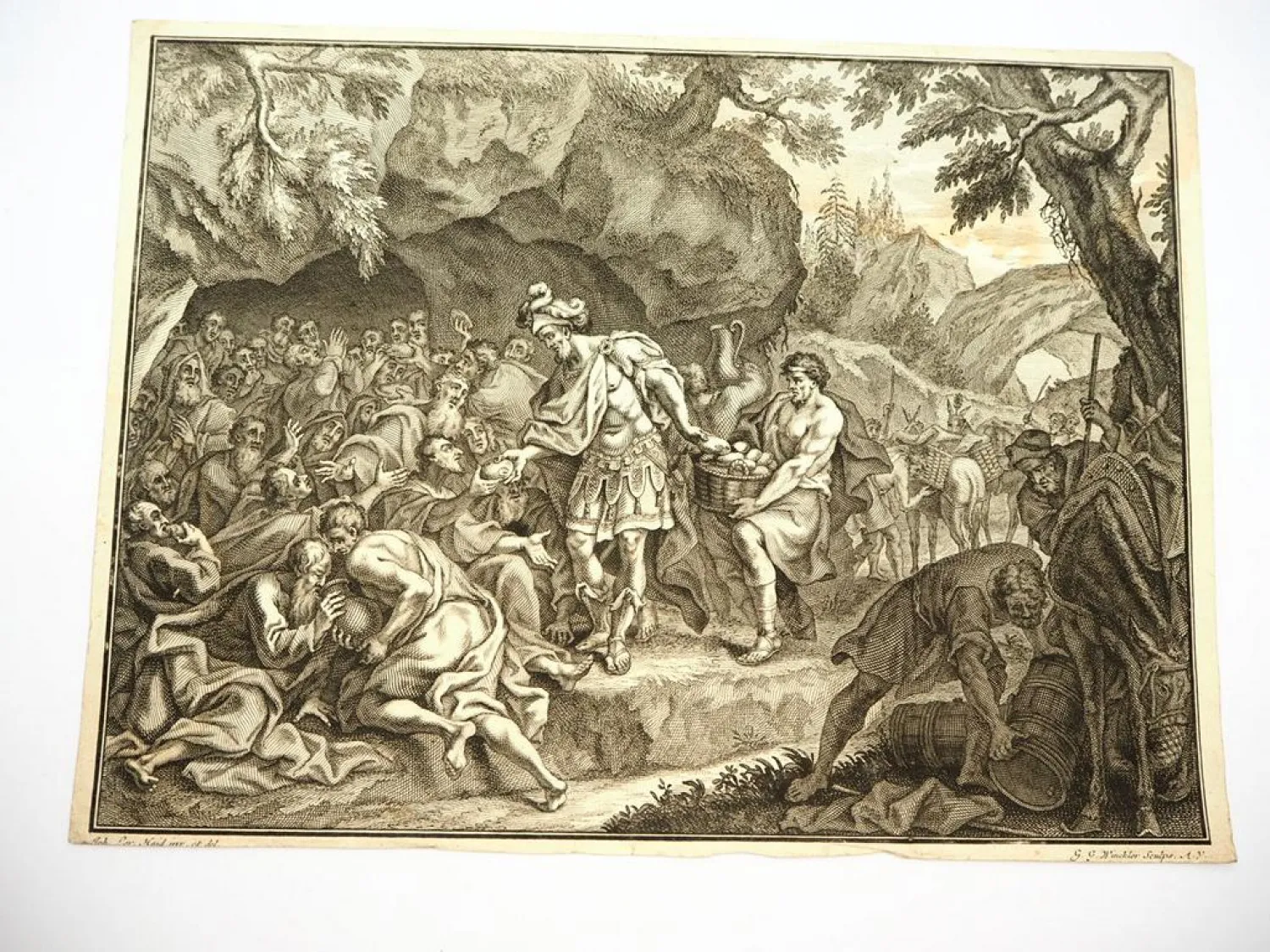 8 Kupferstiche und Radierungen ca. von 1600 bis 1900 verschiedene Motive