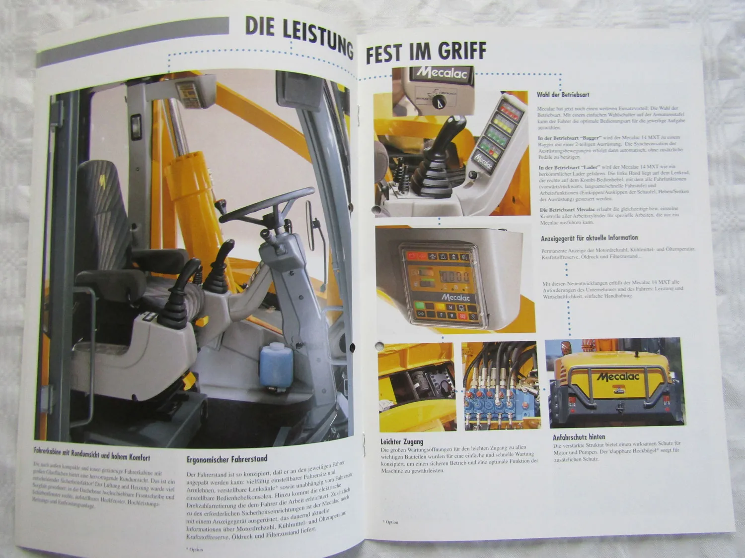 8 Prospekte Mecalac Mobilbagger 10MX 12MXT 14MXT 10MSX 8 11 CX i 14MBX 12MX