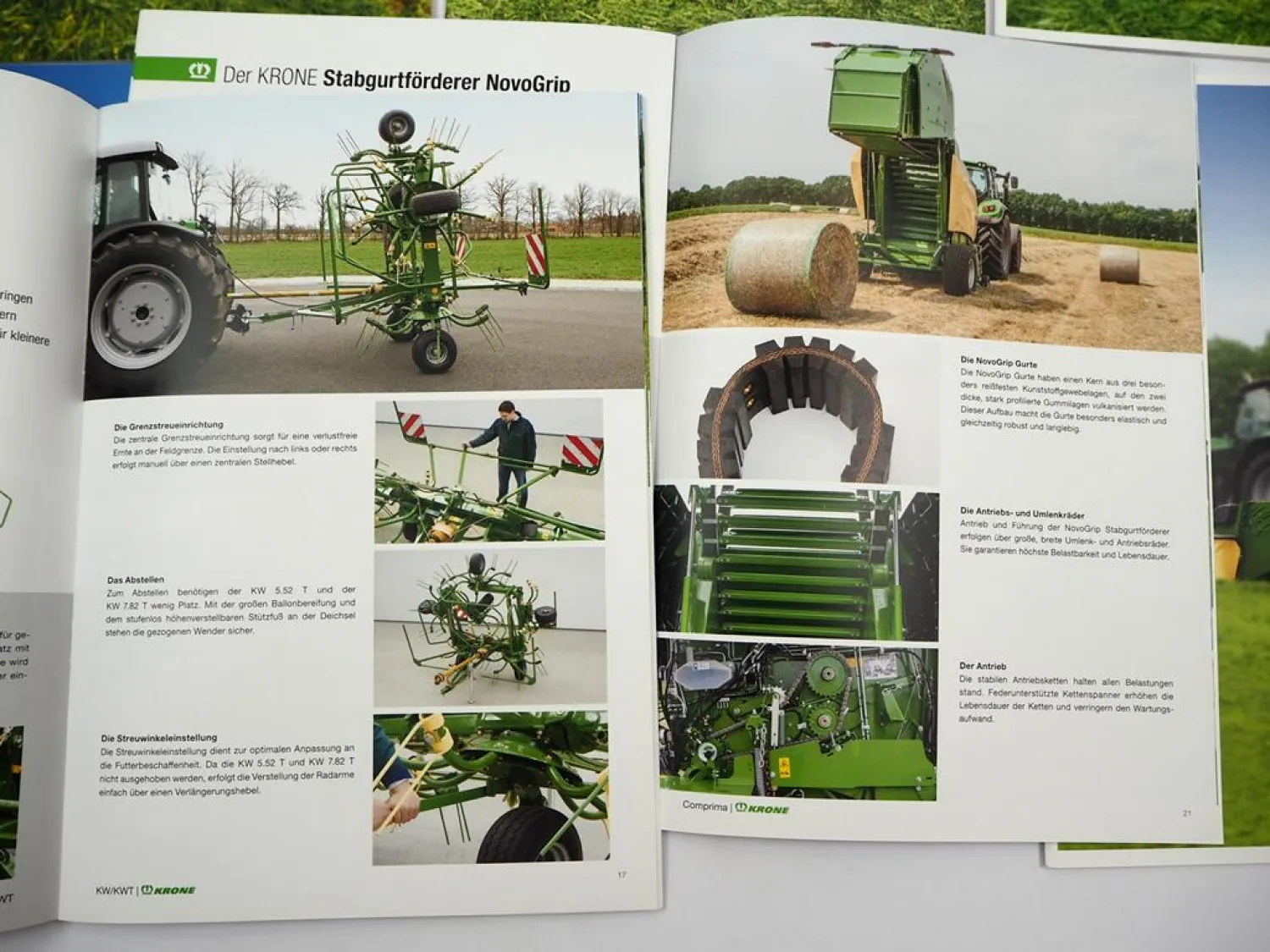 8x Original Prospekt Krone Landtechnik Mähwerke Presse 2015-19