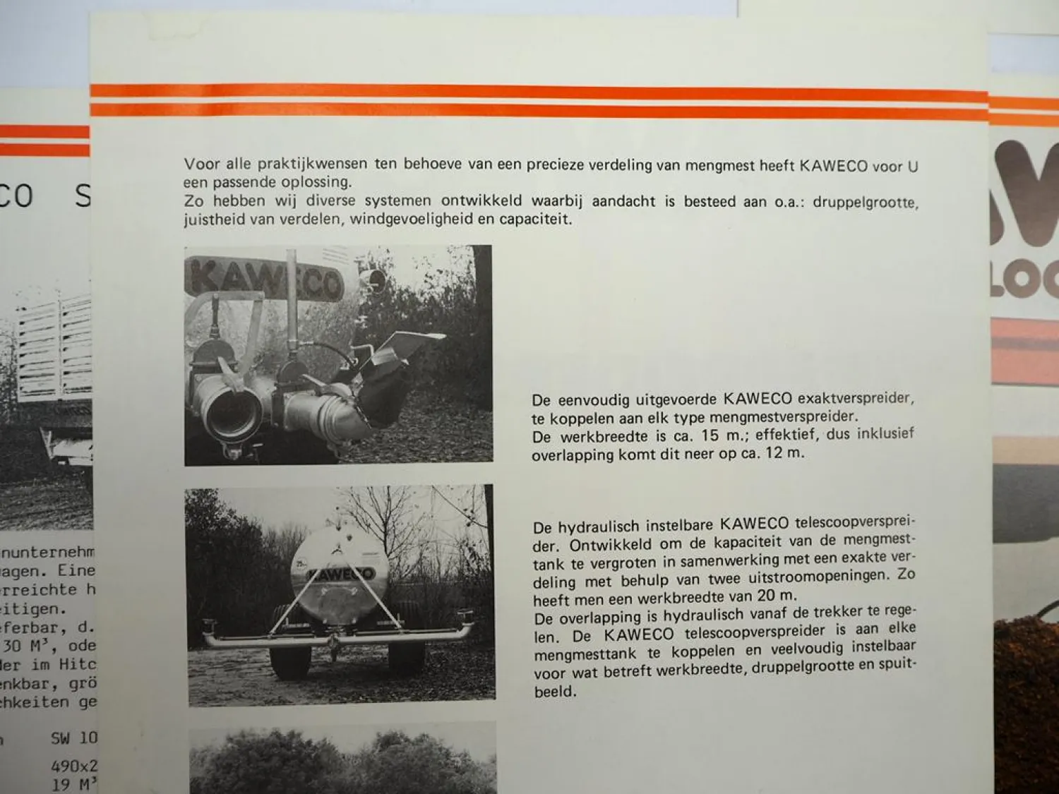 8x Original Prospekt Preisliste Kaweko Landtechnik 1989 Holland