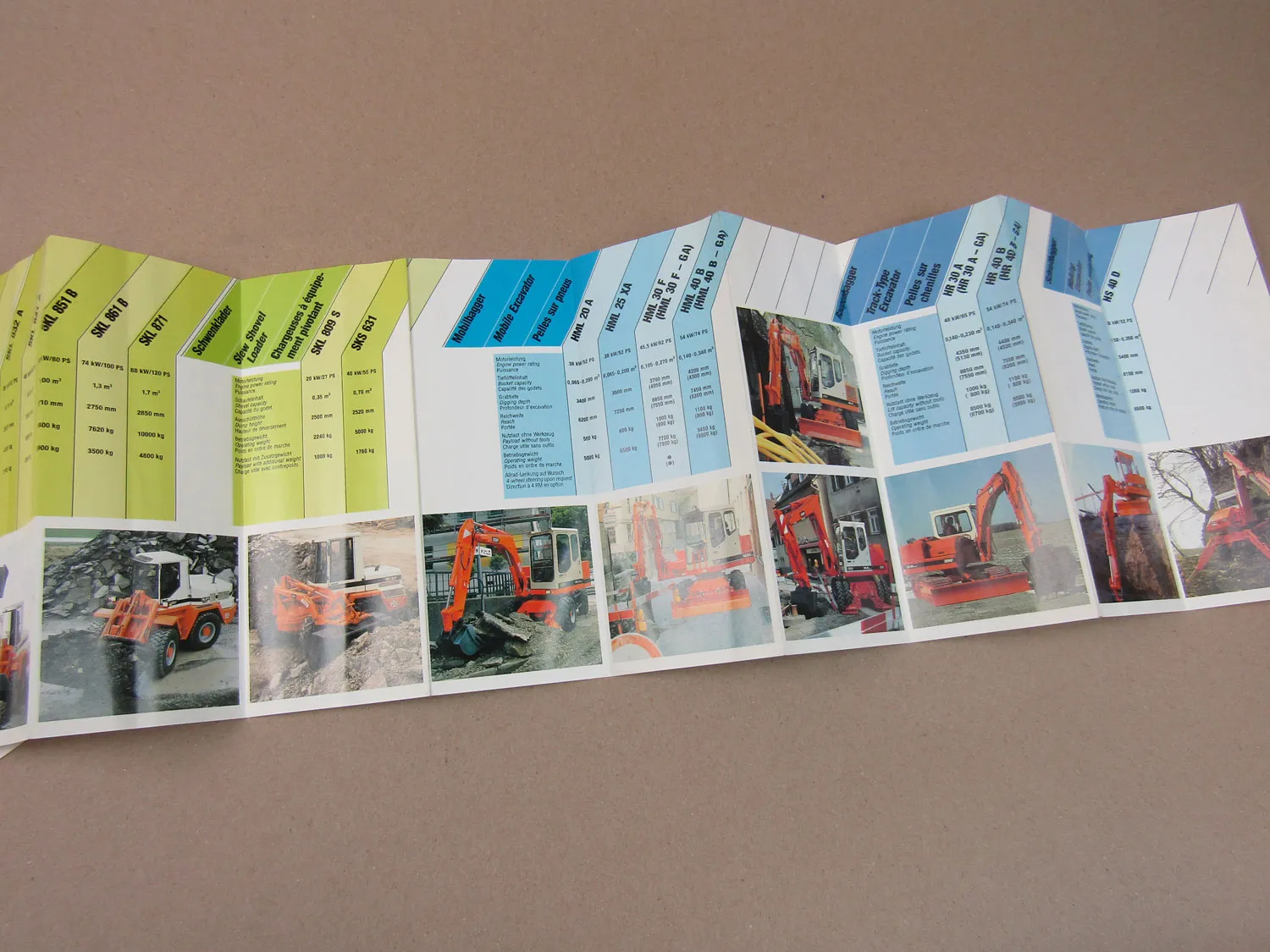 8x Prospekt Schaeff SKL 809 811 840 861 871 Radlader HT12 und Greifer