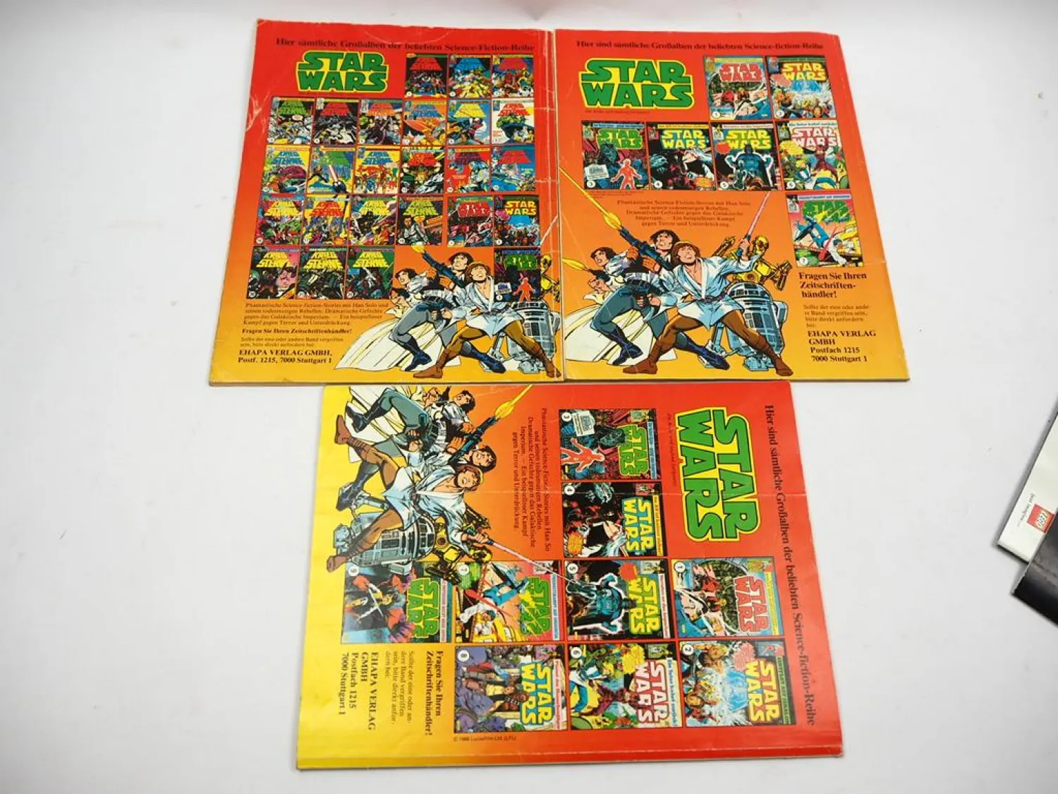 9 Comics Star Wars + Krieg der Sterne Gebrauchter Zustand