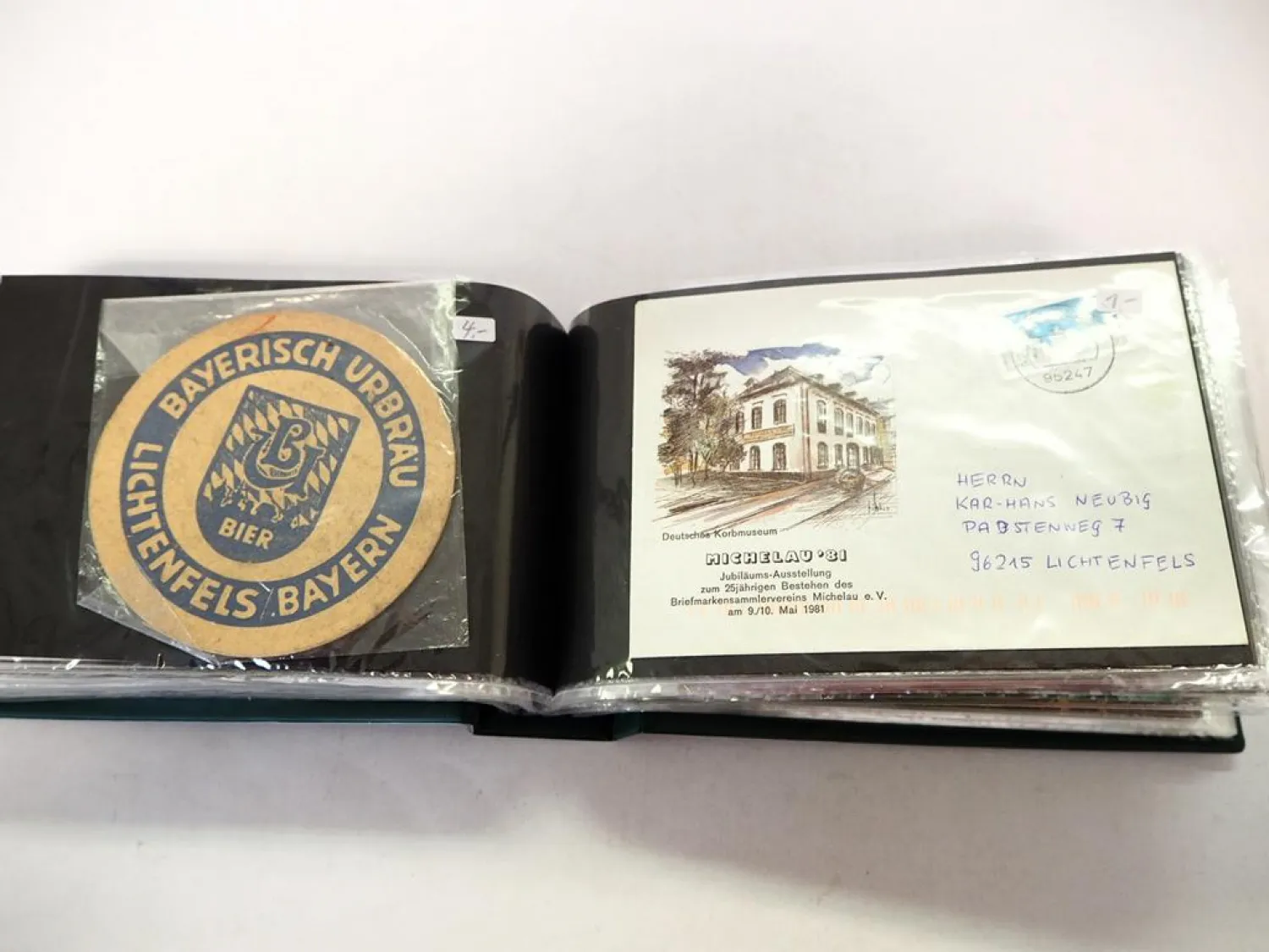 90 Heimatbelege Lichtenfels Oberfranken Briefe Briefmarken Postkarten 1920-2010