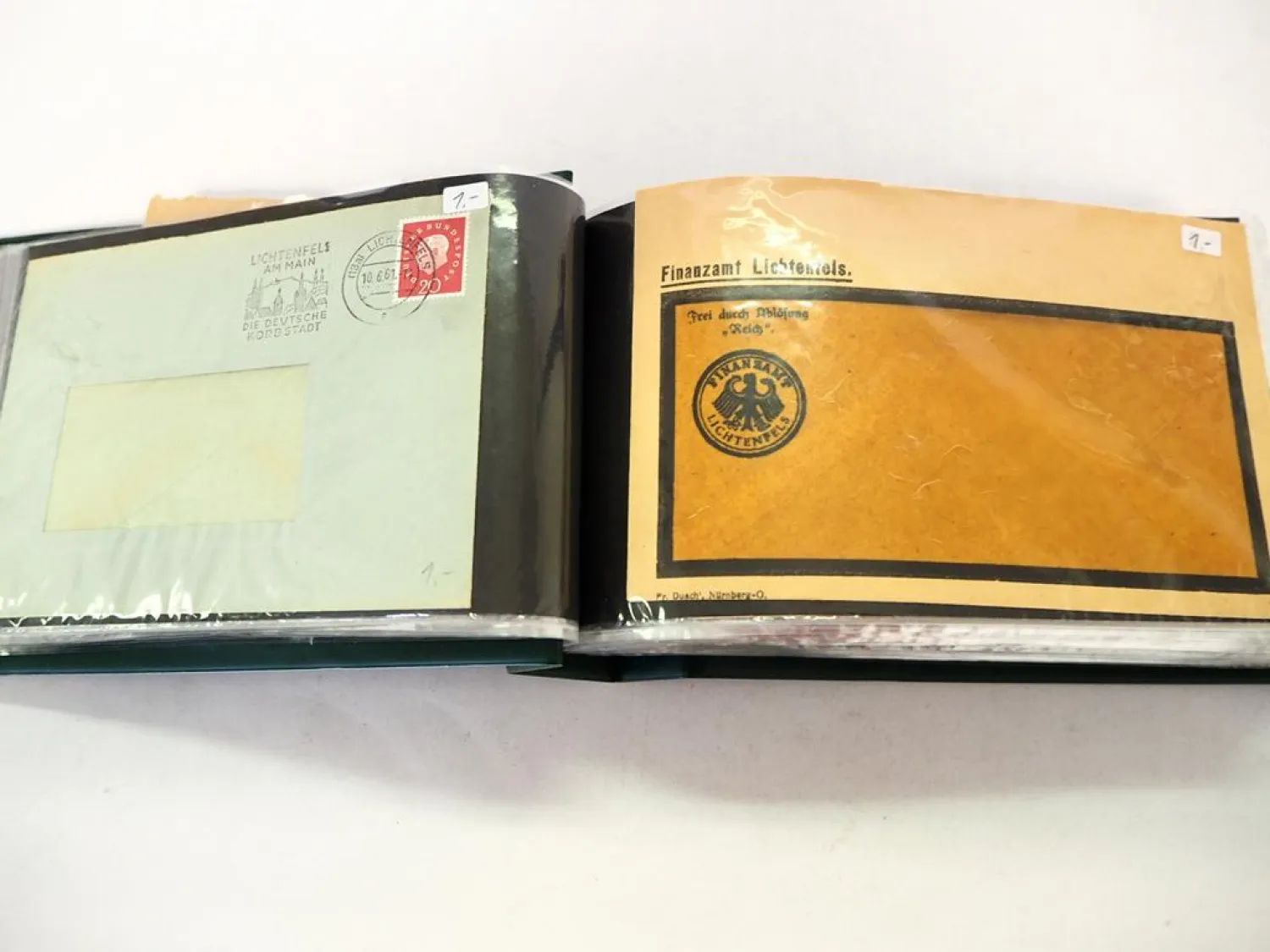 90 Heimatbelege Lichtenfels Oberfranken Briefe Briefmarken Postkarten 1920-2010