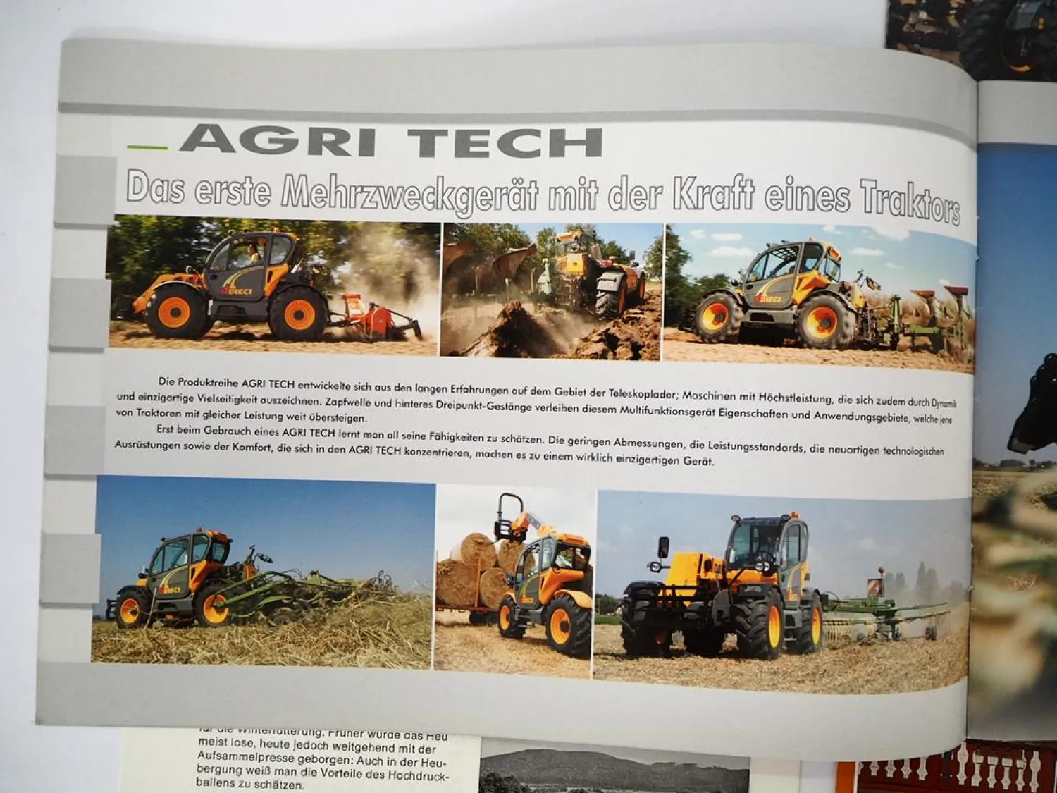 9x Original Prospekt Landtechnik Vicon Welger Müller Dieci 1970er bis 2000er J.