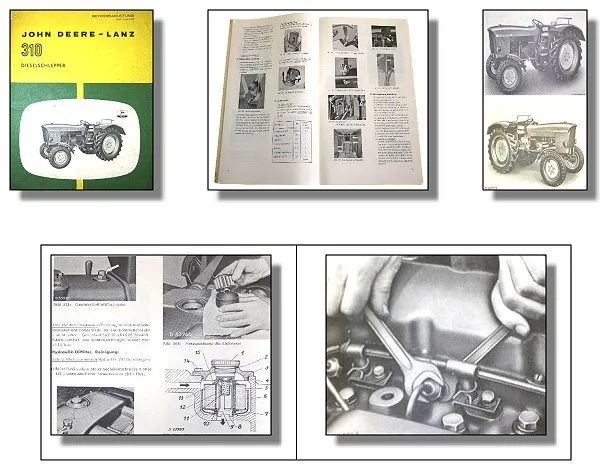 John Deere 310 Schlepper Bedienungsanleitung