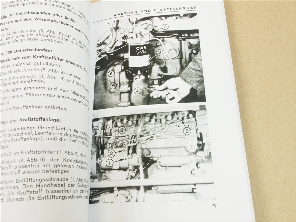 Massey Ferguson MF 265MP 265-8G Traktor Betriebsanleitung