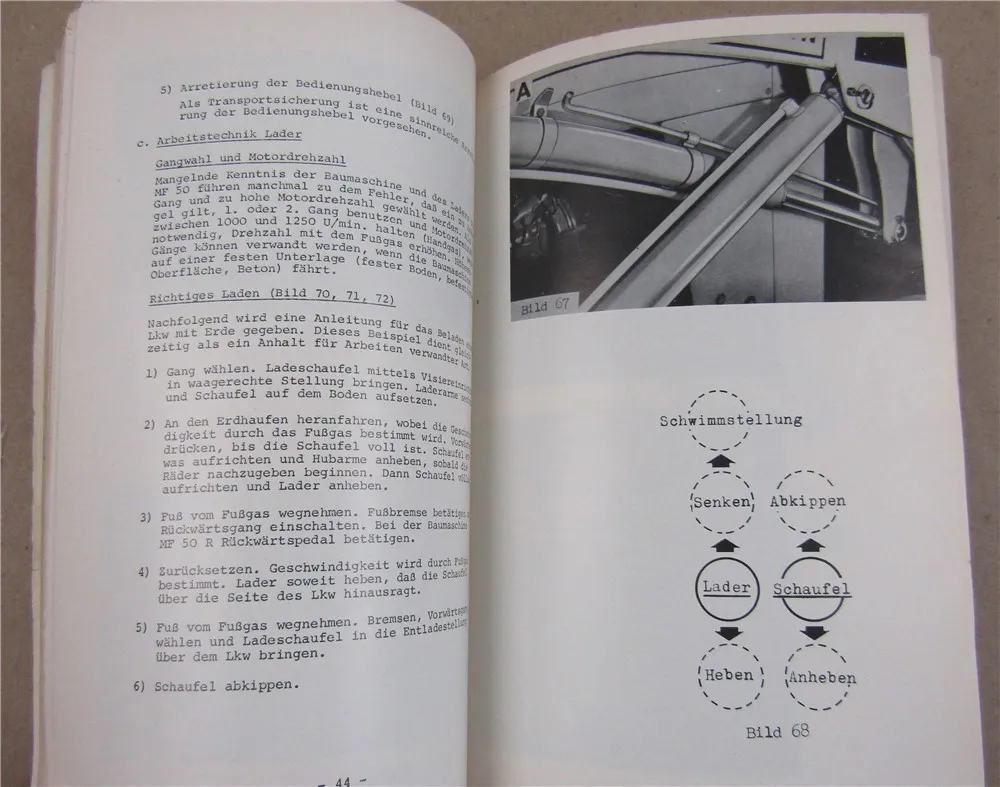 Massey Ferguson MF 50 S R und 3303/05 Bedienungsanleitung Betrieb Wartung 9/71