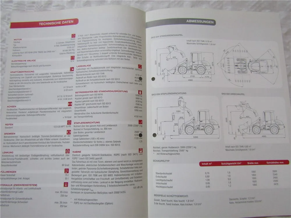 15 Prospekte Terex Schaeff HR 2.0 14 16 18 42 Bagger SKL 160 260 854 Lader