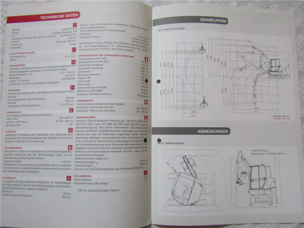 21 Prospekte Terex Schaeff HR 2.0 3.7 16 18 HML 23 Bagger SKL 160 200 844 Lader