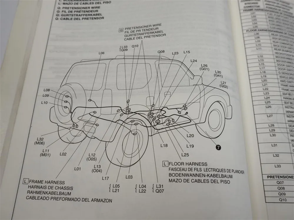 SUZUKI JIMNY SN413 2000 elektrische Schaltpläne Wiring Manual 99512-81A10-015