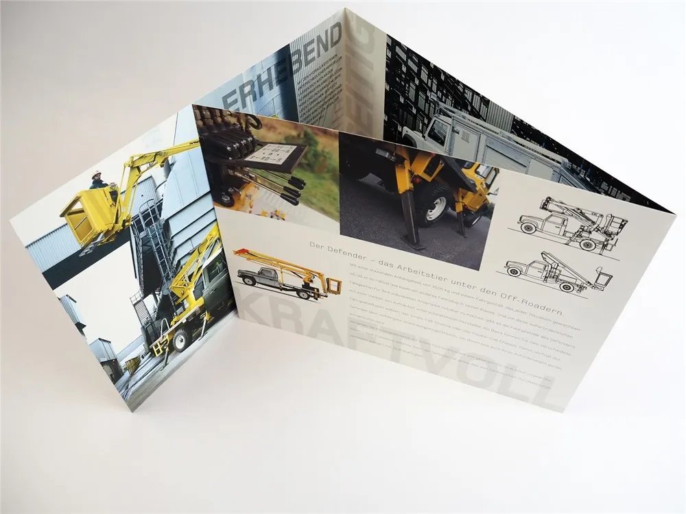 Land Rover Defender Prospekt Nutzfahrzeuge mit verschied. Aufbauten