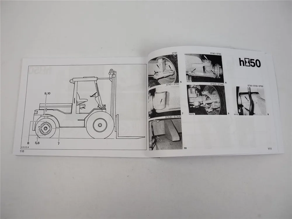 Unitrac ST STA 30 40 50 Wartung Schmieranleitung Service and Lubrication Manual