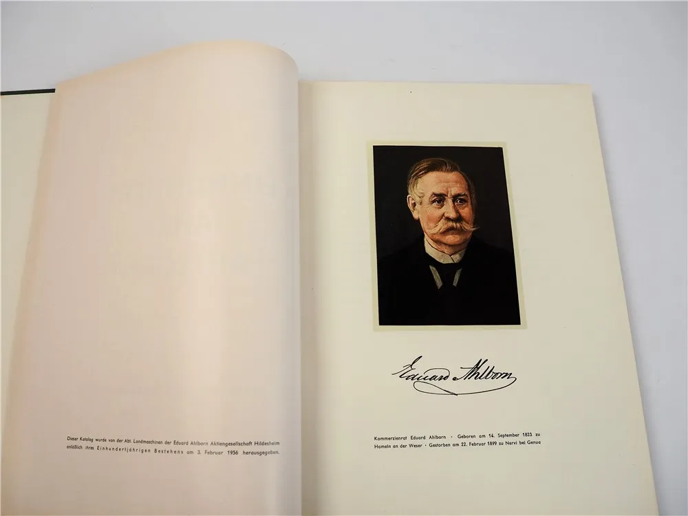 100 Jahre Ahlborn Landmaschinen 1856 - 1956 Unimog Lanz Welger Claas Demag