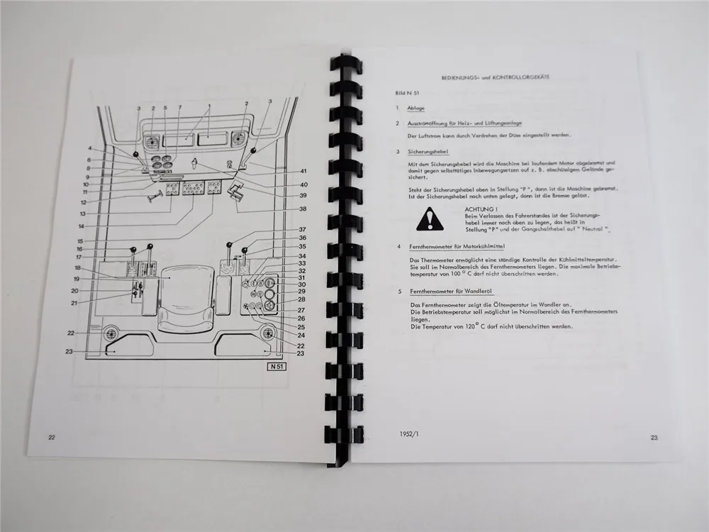 Hanomag D500E turbo Planierraupe Betriebsanleitung Betriebsanweisung 1983