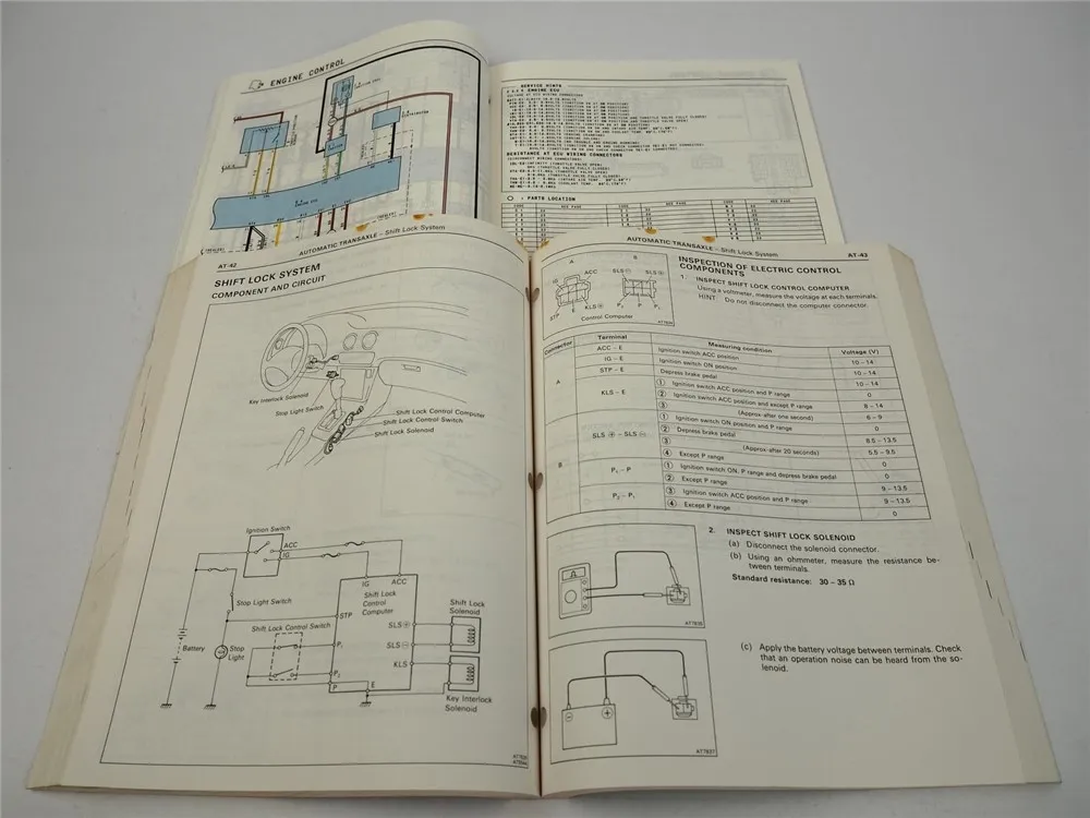 Toyota Tercel EL42 1991 Repair Manual Electrical Wiring Diagram Reparatur