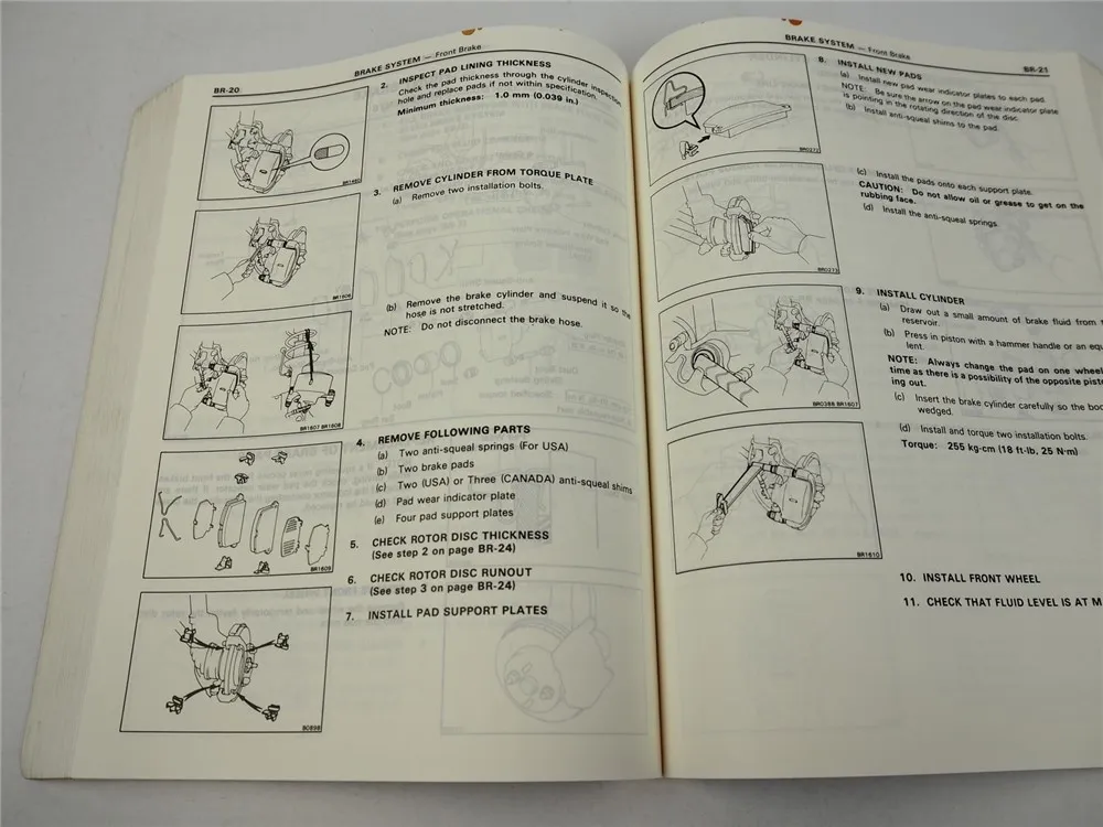 Toyota Tercel EL31 1989 Repair Workshop Manual Reparaturanleitung