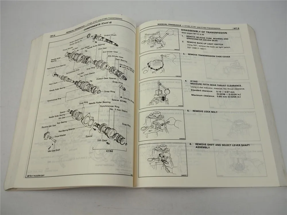 Toyota Tercel EL31 1989 Repair Workshop Manual Reparaturanleitung